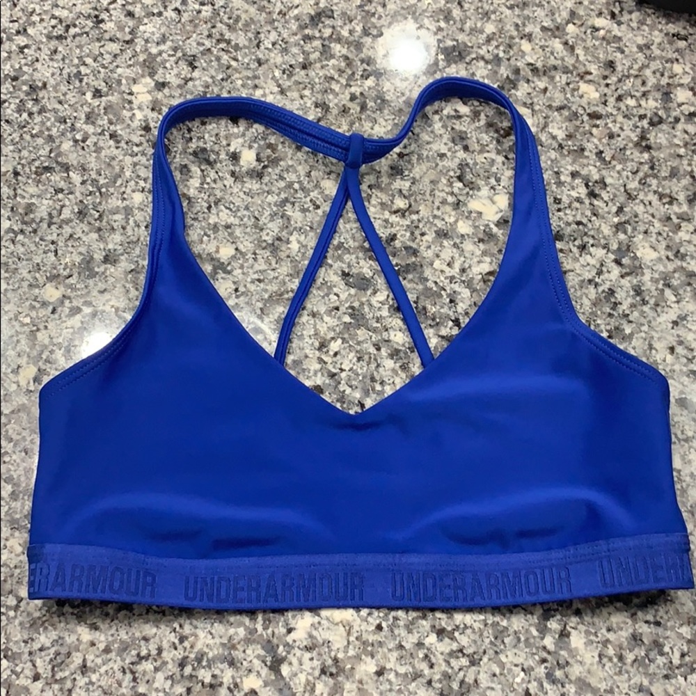 Royal Blue Under Armor Sports Bra - Size S